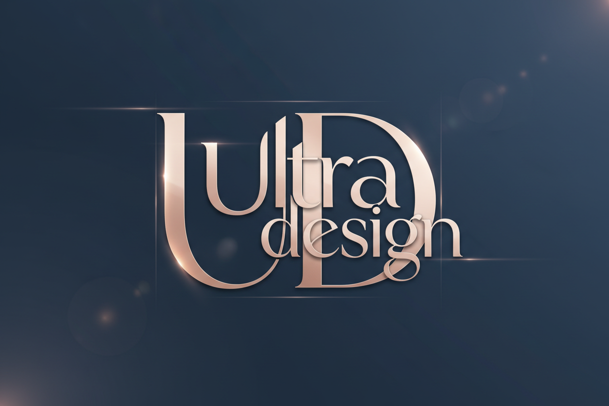 'Ultra design' mooi geschreven in een afbeelding 